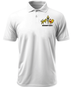 Sengunthar Logo Polo T Shirt - Polyester